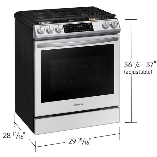 Samsung 30-inch Slide-in Gas Range with Wi-Fi Connect NX60BB851112AA IMAGE 2