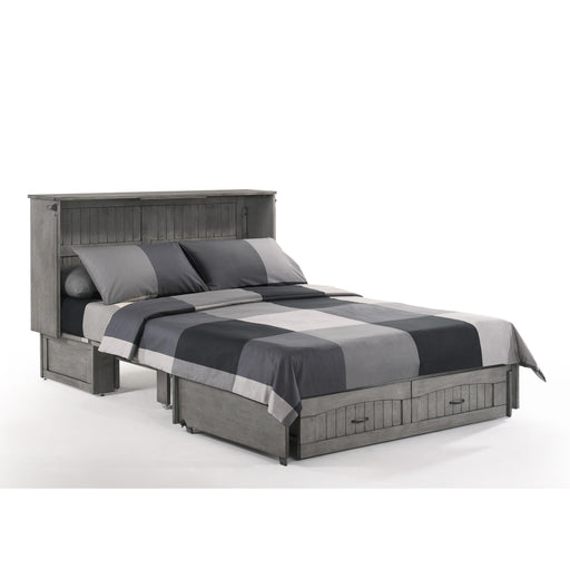 Night & Day Furniture Canada Alpine Queen Cabinet Bed Alpine Murphy Cabinet Bed - Rustic Grey IMAGE 2