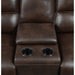 Coaster Furniture Brunson Reclining Leatherette 3 pc Sectional 600440 IMAGE 3