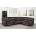 Coaster Furniture Brunson Reclining Leatherette 3 pc Sectional 600440 IMAGE 8