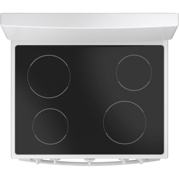 GE 30-inch Freestanding Electric Range with Radiant Smooth Cooktop JB480DTWW IMAGE 4