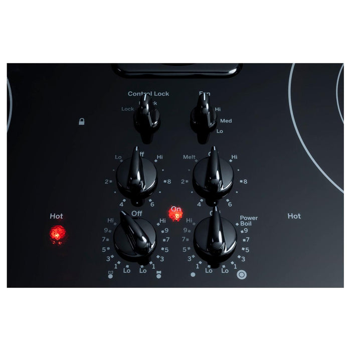 GE Profile 30-inch Built-In Electric Cooktop PP9830DRBB IMAGE 10