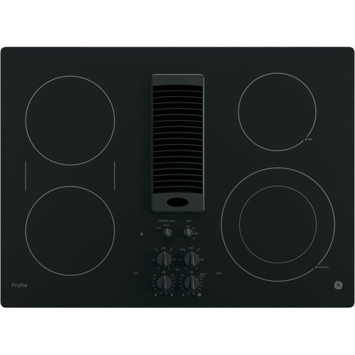 GE Profile 30-inch Built-In Electric Cooktop PP9830DRBB IMAGE 1