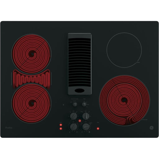 GE Profile 30-inch Built-In Electric Cooktop PP9830DRBB IMAGE 2