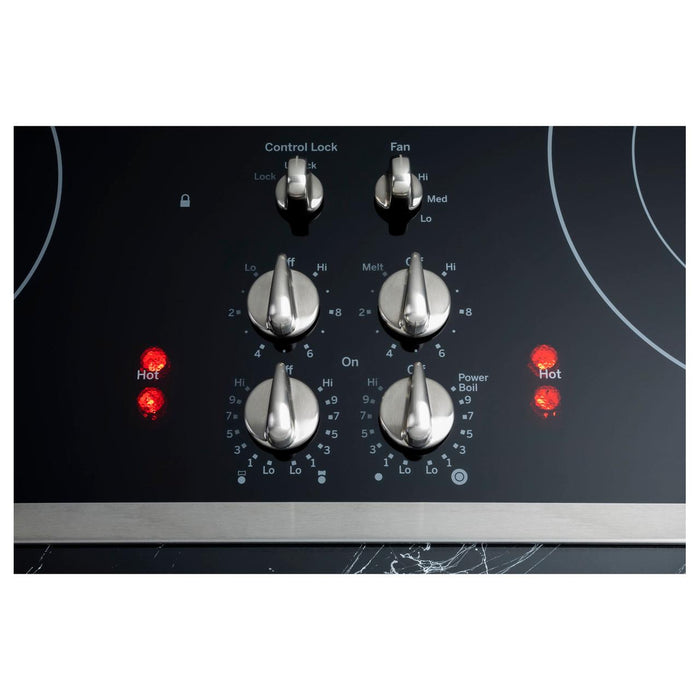 GE Profile 30-inch Built-In Electric Cooktop PP9830SRSS IMAGE 10