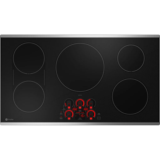 GE Profile 36-inch Built-in Induction Cooktop PHP9036STSS IMAGE 2