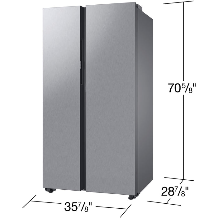 Samsung 36-inch, 22.6 cu. ft. Counter-Depth Side-by-Side Refrigerator with Beverage Center™ RS23CB7600QLAA IMAGE 11