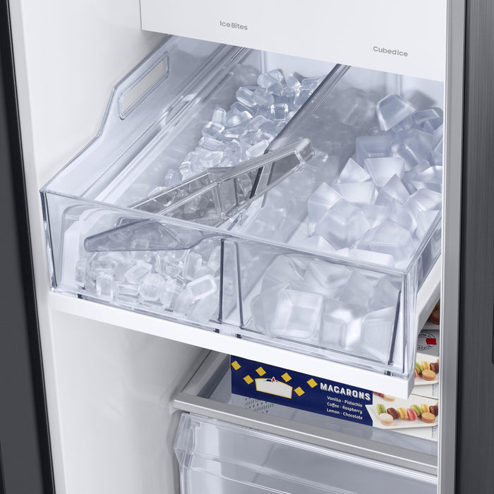 Samsung 36-inch, 22.6 cu. ft. Counter-Depth Side-by-Side Refrigerator with Beverage Center™ RS23CB7600QLAA IMAGE 9