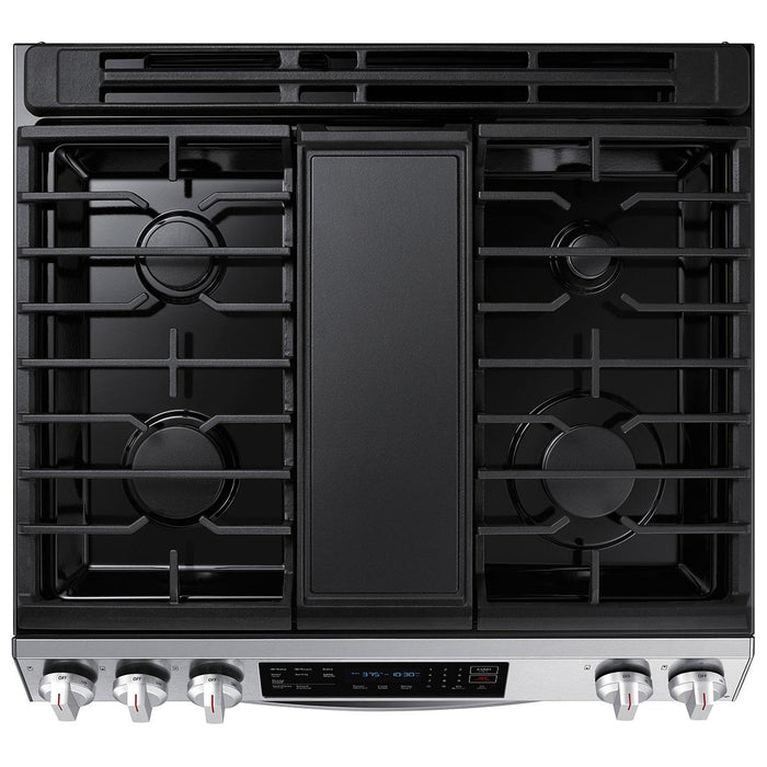 Samsung 30-inch Slide-in Gas Range with Convection Technology NX60BG8315SSAA IMAGE 6