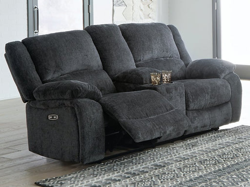 Draycoll Power Reclining Loveseat with Console - BWO Furniture & Mattresses