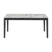 Coaster Furniture Stevie Dining Table with Faux Marble Top 115111WG IMAGE 2