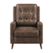 Coaster Furniture Davidson Fabric Recliner 609566 IMAGE 3