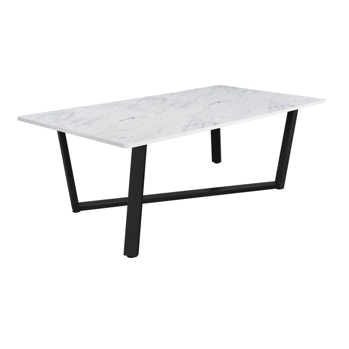 Coaster Furniture Mayer Dining Table with Faux Marble Top 193781 IMAGE 1