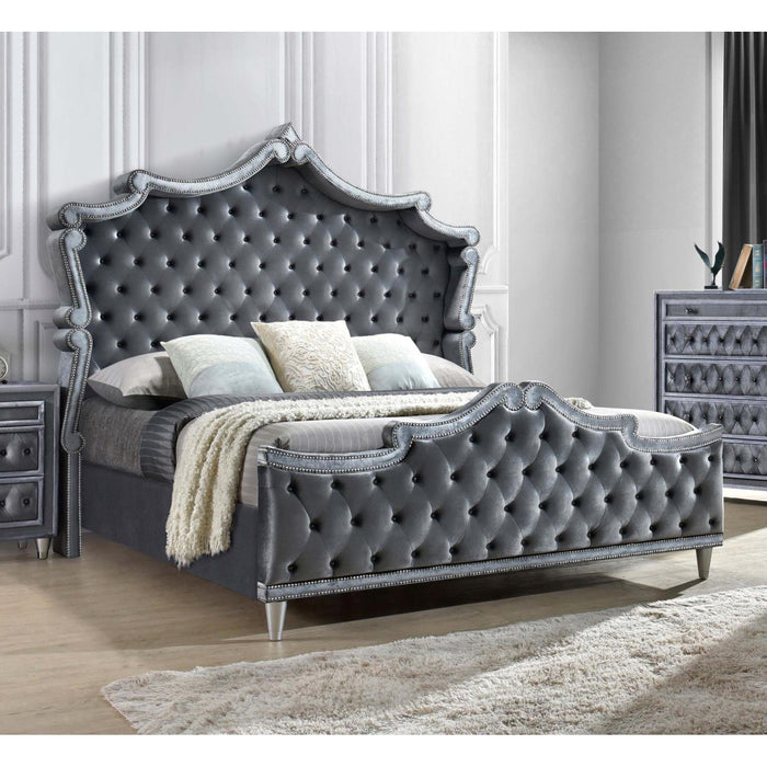 Coaster Furniture Queen Upholstered Panel Bed 223581Q IMAGE 5