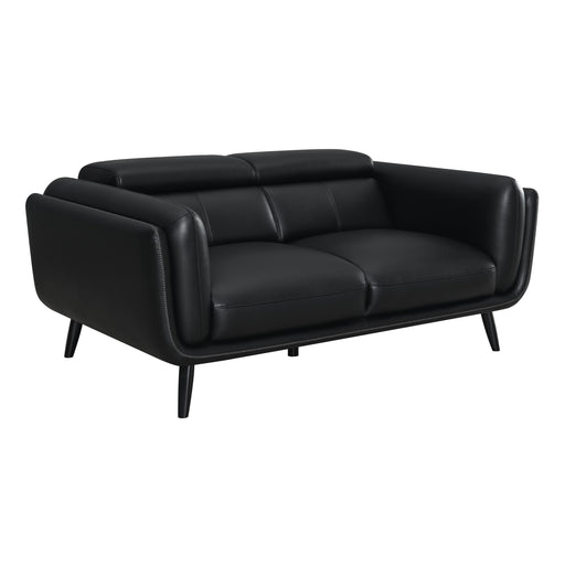 Coaster Furniture Shania Stationary Leatherette Loveseat 509922 IMAGE 1