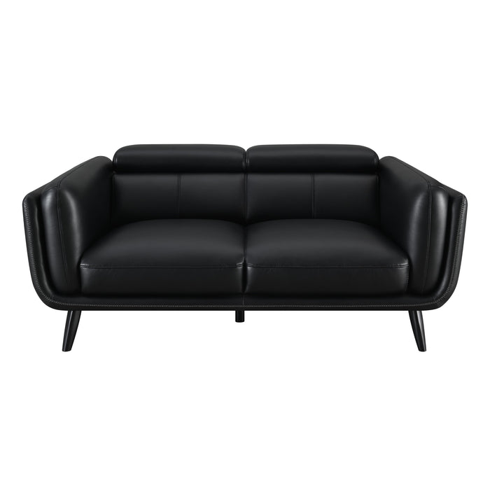 Coaster Furniture Shania Stationary Leatherette Loveseat 509922 IMAGE 4