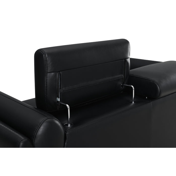 Coaster Furniture Shania Stationary Leatherette Loveseat 509922 IMAGE 6