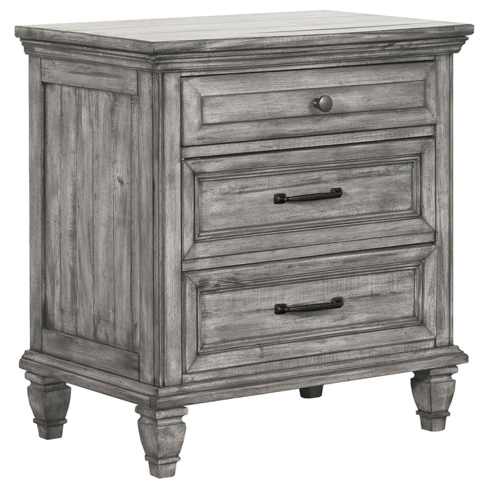 Coaster Furniture Avenue 3-Drawer Nightstand 224032 IMAGE 1