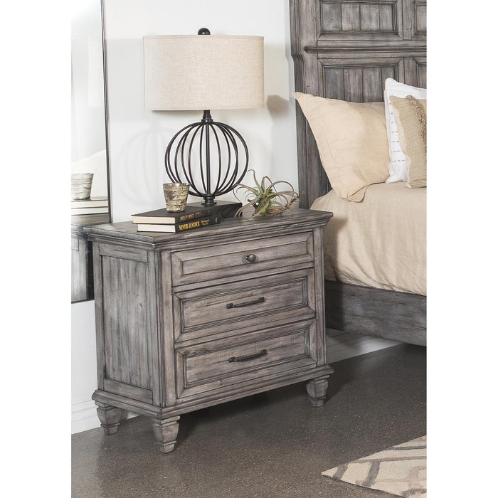 Coaster Furniture Avenue 3-Drawer Nightstand 224032 IMAGE 8