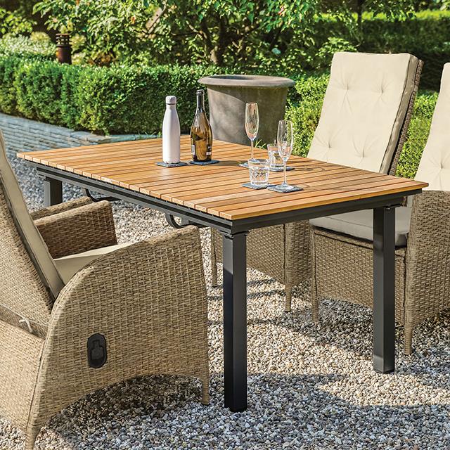 Furniture of America Mackay GM-2001 Patio Dining Table IMAGE 1