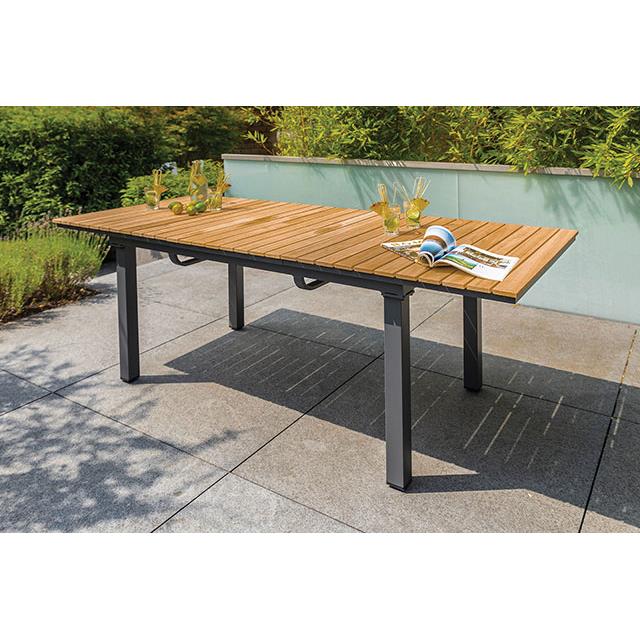 Furniture of America Mackay GM-2001 Patio Dining Table IMAGE 3