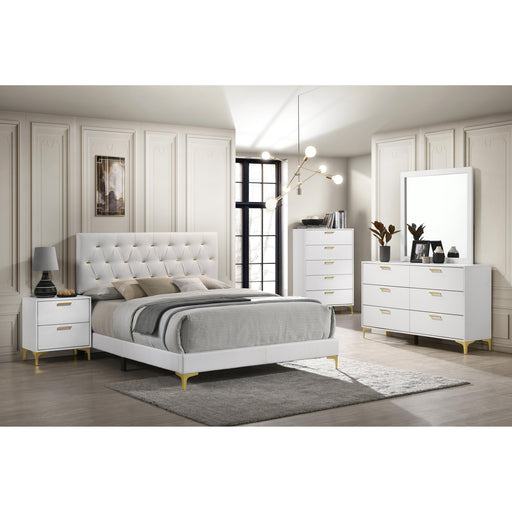 Coaster Furniture Kendall King Upholstered Panel Bed 224401KE IMAGE 2