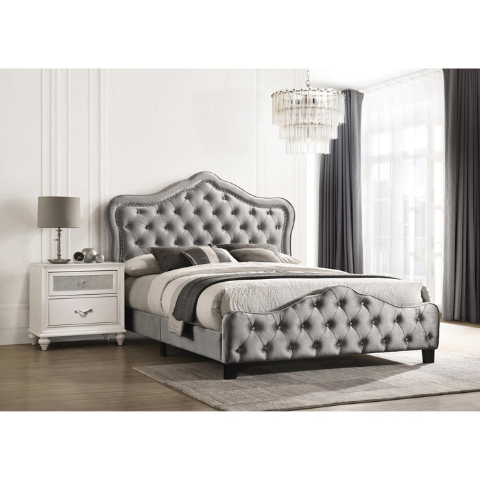 Coaster Furniture Bella California King Upholstered Panel Bed 315871KW IMAGE 2