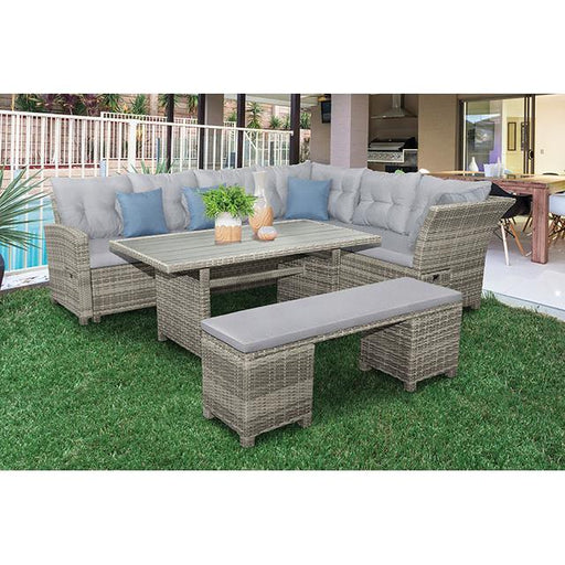 Furniture of America Malia GM-1002-5PK 5 pc Sectional Set with Bench IMAGE 2