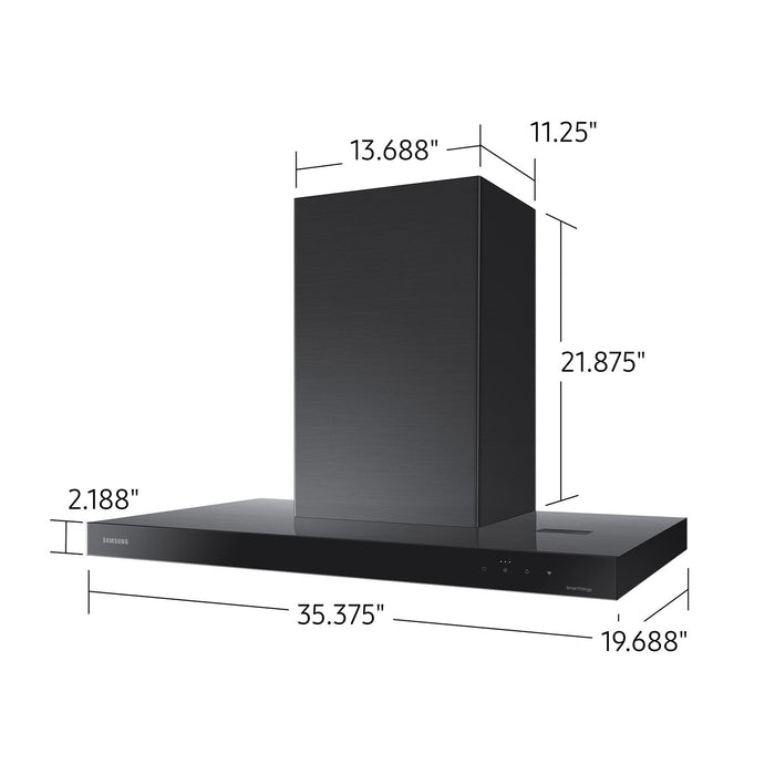 Samsung 36-inch Wall Mount Range Hood NK36CB600W33AA IMAGE 6