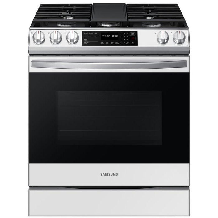 Samsung 30-inch Slide-in Gas Range with Convection Technology NX60CB831512AA IMAGE 1