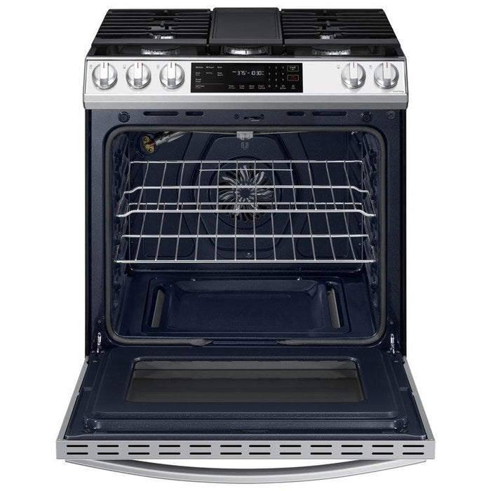 Samsung 30-inch Slide-in Gas Range with Convection Technology NX60CB831512AA IMAGE 2