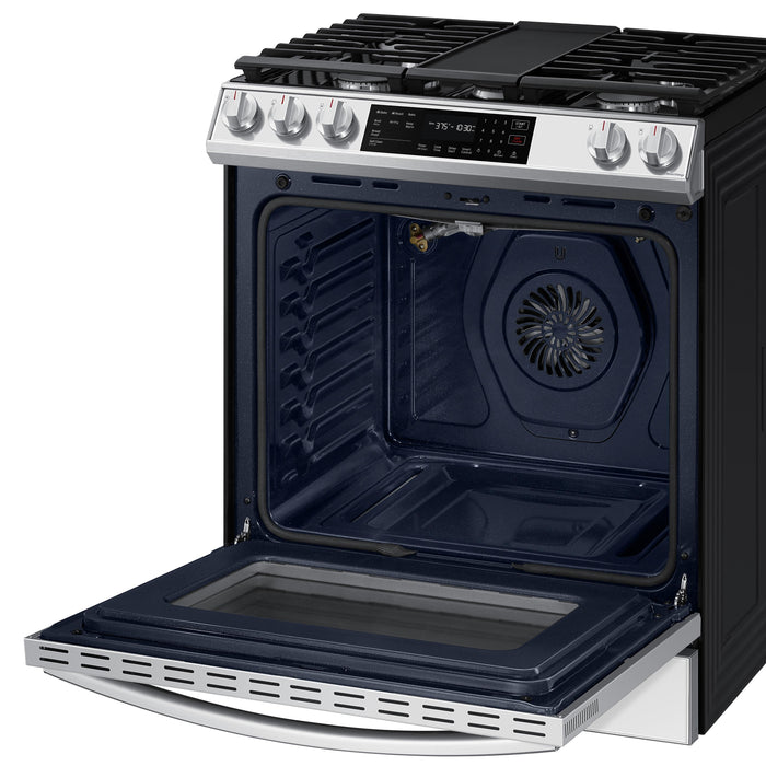 Samsung 30-inch Slide-in Gas Range with Convection Technology NX60CB831512AA IMAGE 4