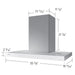 Samsung 36-inch Wall Mount Range Hood NK36CB600W12AA IMAGE 7