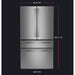 GE Profile 36-inch, 28.7 cu. ft. French 4-Door Refrigerator with Dual-Dispense AutoFill Pitcher PGE29BYTFS IMAGE 14