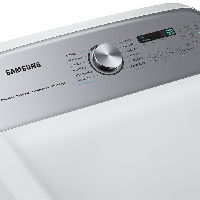 Samsung 7.4 cu.ft. Gas Dryer with Pet Care Dry and Steam Sanitize+ DVG54CG7150WA3 IMAGE 4