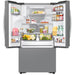 Samsung 36-inch, 25.5 cu. ft. Counter-Depth French 3-Door Refrigerator with SpaceMax™ Technology RF27CG5400SRAA IMAGE 5