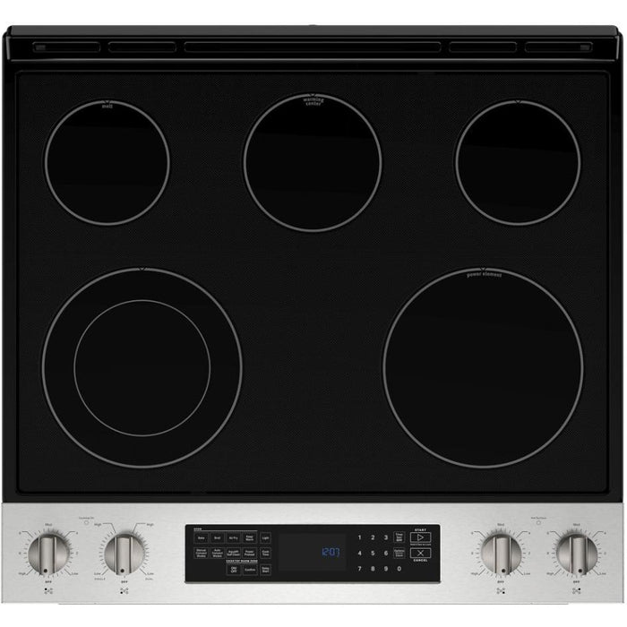 Maytag 30-inch, 6.4 cu. ft. Slide-in Electric Range with Air Fry Technology MES8800PZ IMAGE 3