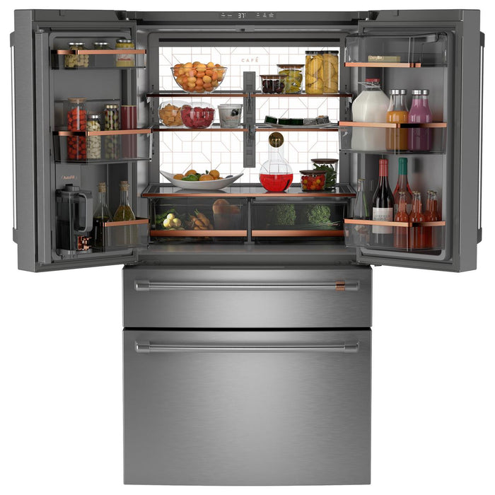 Café 36-inch 28.7 cu. ft. French 4-Door Refrigerator CGE29DP2TS1 IMAGE 3