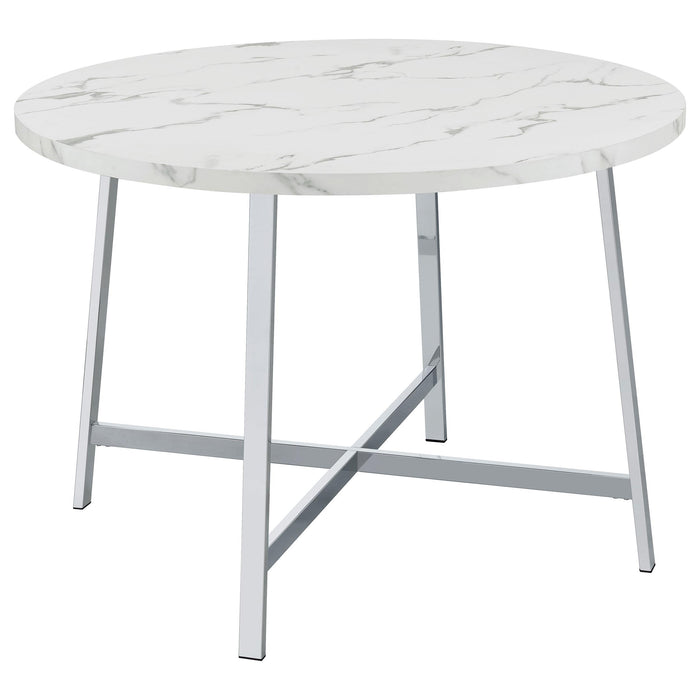 Coaster Furniture Round Alcott Dining Table 120400 IMAGE 1