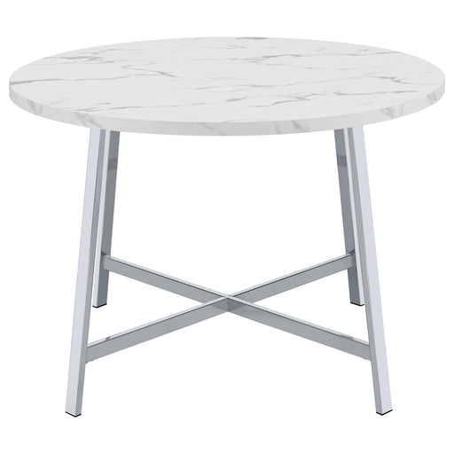 Coaster Furniture Round Alcott Dining Table 120400 IMAGE 2