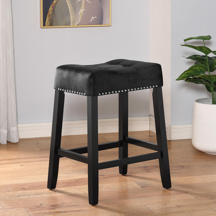 Crown Mark Lennon Counter Height Stool 1715C-24-BK IMAGE 3