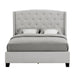 Crown Mark Eva King Upholstered Platform Bed 5111DV-K-HBFB/5111DV-KQ-RAIL IMAGE 4