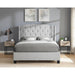 Crown Mark Eva Queen Upholstered Platform Bed 5111DV-Q-HBFB/5111DV-KQ-RAIL IMAGE 3