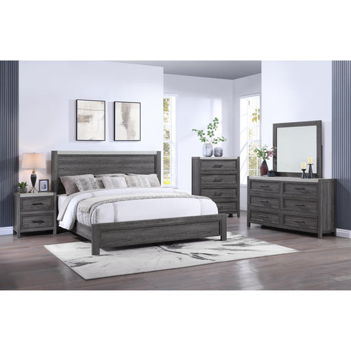 Crown Mark Madsen Queen Panel Bed B1700-Q-HBFB/B1700-KQ-RAIL IMAGE 2