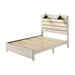 Crown Mark Carter Full Upholstered Platform Bed B6810-F-BED IMAGE 2