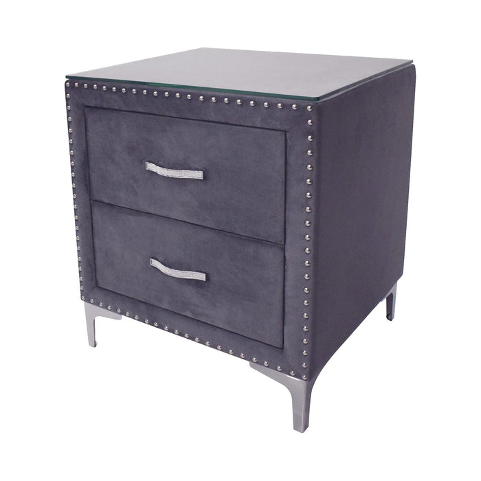 Crown Mark Lucinda 2-Drawer Nightstand B9260-2N IMAGE 1