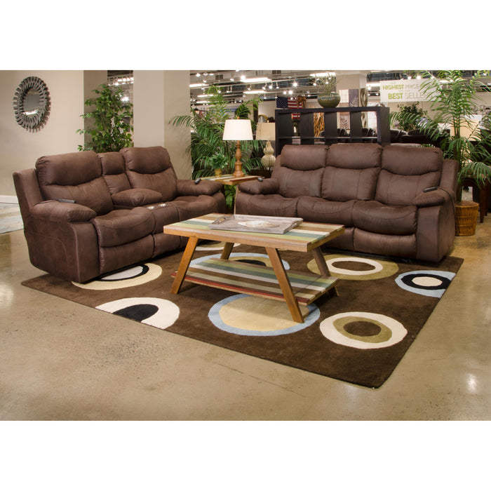 Catnapper Palmer Power Reclining Leather Look Loveseat 763959 1307-29 IMAGE 5