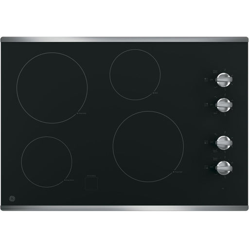 GE 30-inch Built-in Electric Cooktop JP3030SWSS IMAGE 1