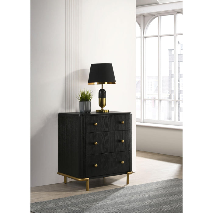 Coaster Furniture Nightstands 3 Drawers 224332 IMAGE 2