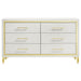 Coaster Furniture Lucia 6-Drawer Dresser 224733 IMAGE 3